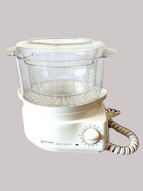 Black Decker Handy Steamer HS80 ~ Rice Cooker & Food Steamer w/Timer